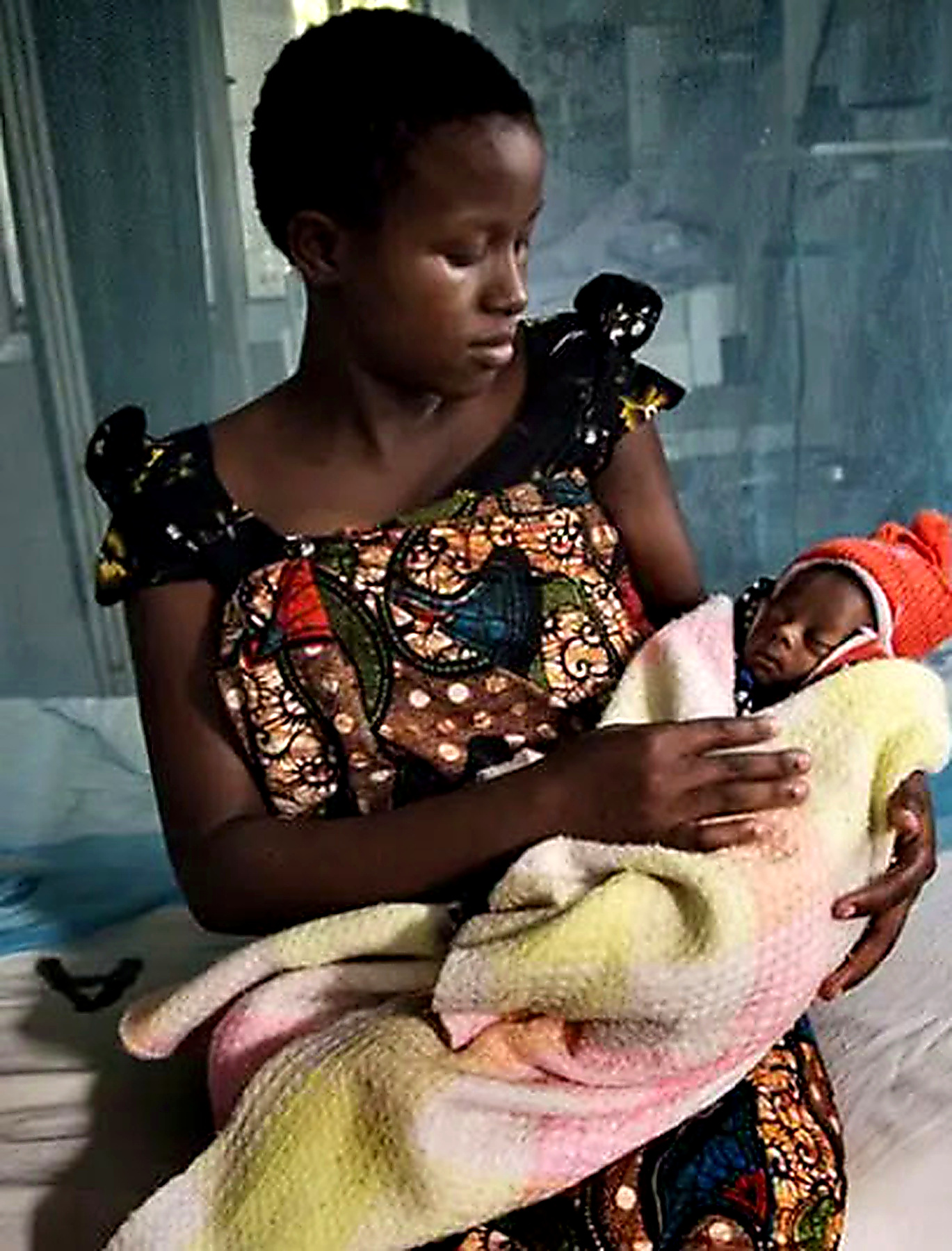 Young mother with baby